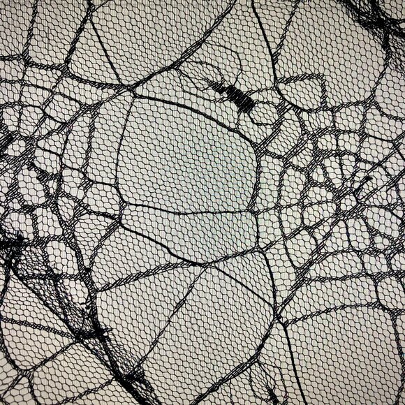 Modcloth Dying to Meet You Interwebs Spider Mesh Midi Dress - Black- NWT - Picture 4 of 8